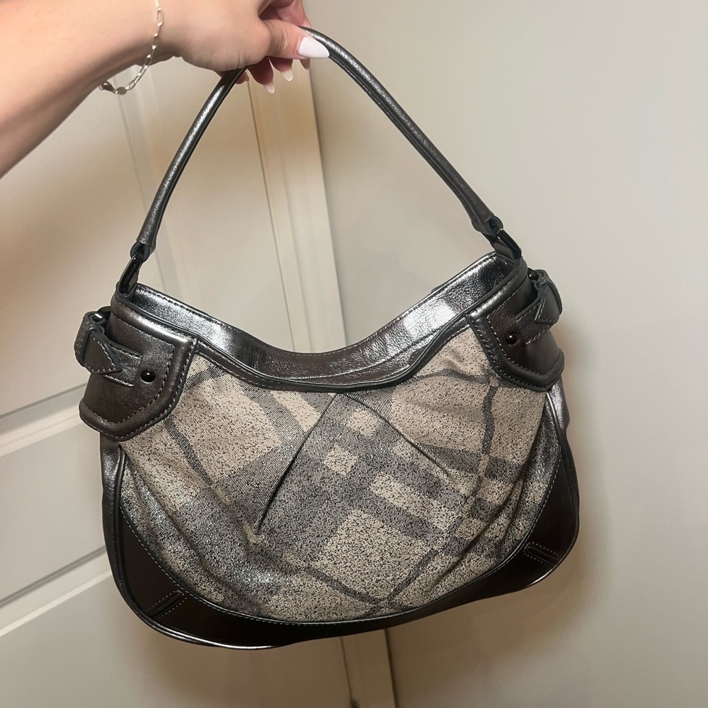 Authentic Burberry Super Nova Check Shoulder Bag - Picture 15 of 16